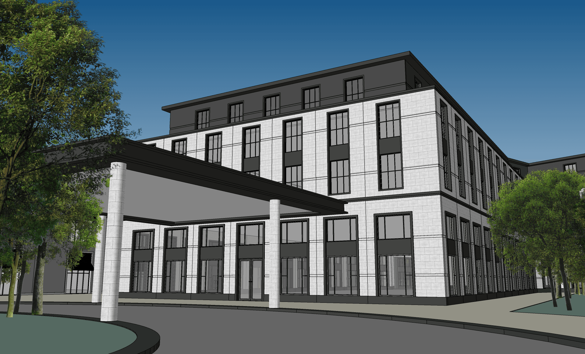 Architectural rendering of a Bellamare development